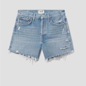 AGOLDE Parker Long Denim Shorts Size 27 EUC